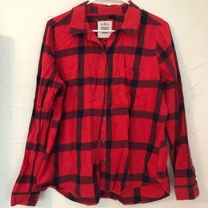 SO | red/black/blue long sleeve flannel